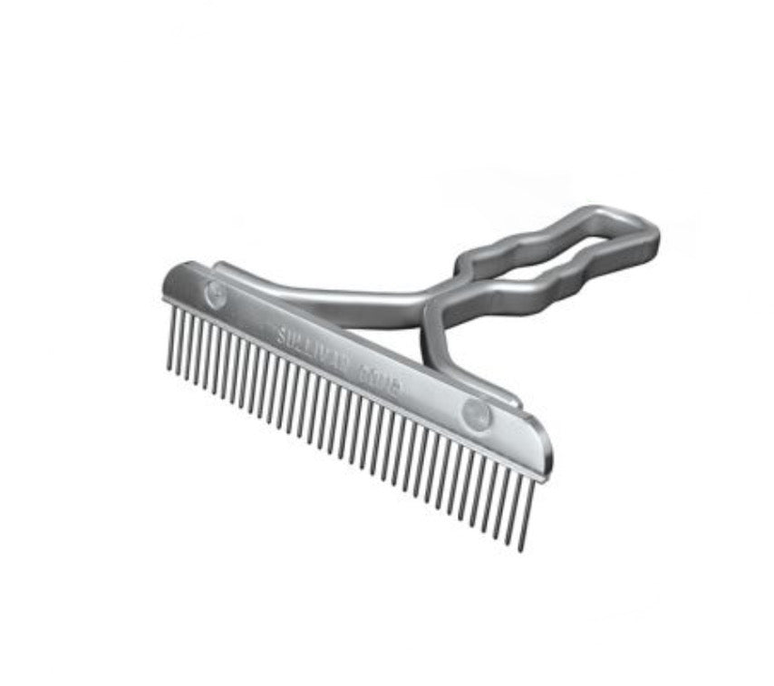 Showtime Blunt Tooth Aluminium 6” Comb